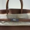 Herm&egrave;s Birkin 25 retourne veau togo colore GOLD ( il pi&ugrave; richiesto ) marrone stampa G NUOVA 2026 hardware palladio full set con scontrino ufficiale