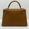 130370e1-06ed-4db5-b45f-368e668a42bd Hermès mini Kelly Sellier epsom color Gold ( marrone ) NUOVA 2026 Settembre seriale G hardware dorato