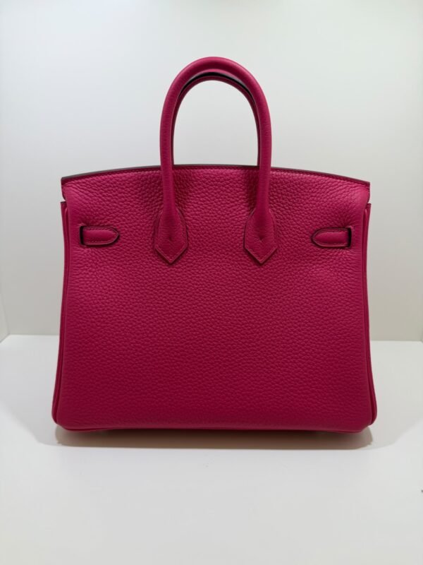 Hermès Birkin 25 retourne veau togo colore Rose mexico ( fuxia ) stampa G NUOVA Settembre 2026 hardware palladio