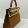 2261bd75-7cec-4286-a124-3612e317e79d Hermès mini Kelly Sellier epsom color Gold ( marrone ) NUOVA 2026 Settembre seriale G hardware dorato
