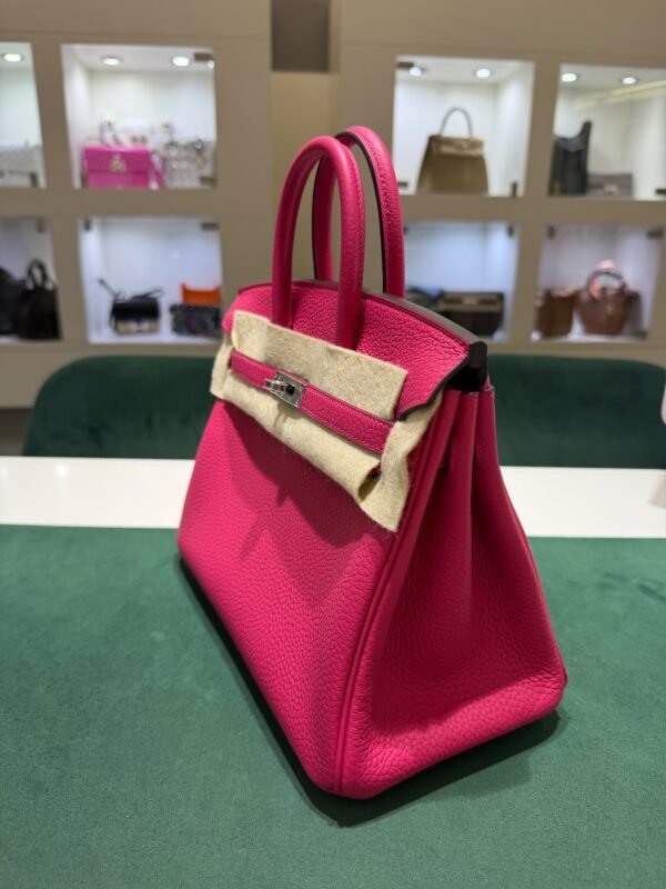 Hermès Birkin 25 retourne veau togo colore Rose mexico ( fuxia ) stampa G NUOVA Settembre 2026 hardware palladio