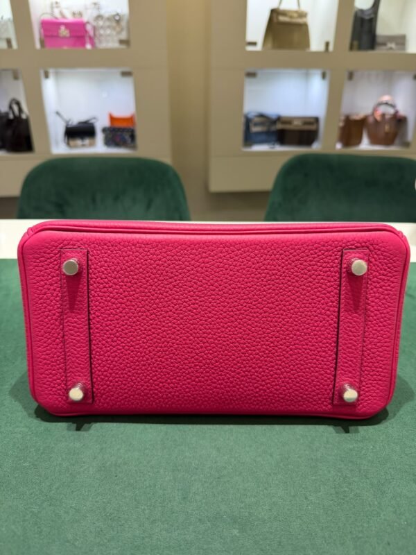 Hermès Birkin 25 retourne veau togo colore Rose mexico ( fuxia ) stampa G NUOVA Settembre 2026 hardware palladio