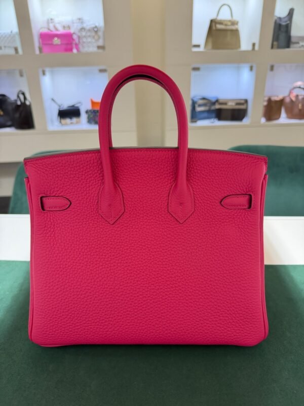 Hermès Birkin 25 retourne veau togo colore Rose mexico ( fuxia ) stampa G NUOVA Settembre 2026 hardware palladio