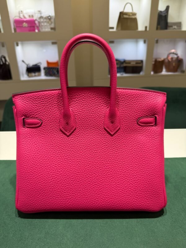 Hermès Birkin 25 retourne veau togo colore Rose mexico ( fuxia ) stampa G NUOVA Settembre 2026 hardware palladio