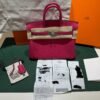 Hermès Birkin 25 retourne veau togo colore Rose mexico ( fuxia ) stampa G NUOVA Settembre 2026 hardware palladio