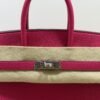 Hermès Birkin 25 retourne veau togo colore Rose mexico ( fuxia ) stampa G NUOVA Settembre 2026 hardware palladio