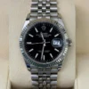 Rolex Datejust 36mm nero del 2024 jubilee full set top condition con documenti e scatola
