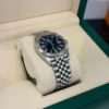 Rolex Datejust 36mm nero del 2024 jubilee full set top condition con documenti e scatola