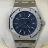 IMG_0014 Audemars Piguet Royal Oak 39mm blu solo tempo full set del 2008 excellent condition con documento scatola
