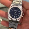 IMG_0016 Audemars Piguet Royal Oak 39mm blu solo tempo full set del 2008 excellent condition con documento scatola
