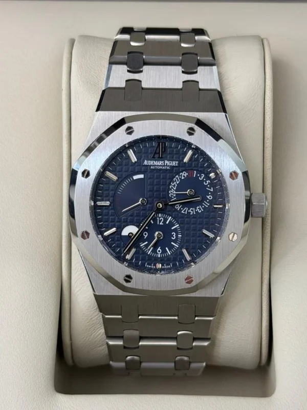 Audemars Piguet Royal Oak 39mm dual time BLU del 2011 full set excellent condition con documenti e scatola