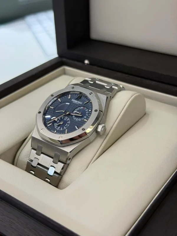 Audemars Piguet Royal Oak 39mm dual time BLU del 2011 full set excellent condition con documenti e scatola