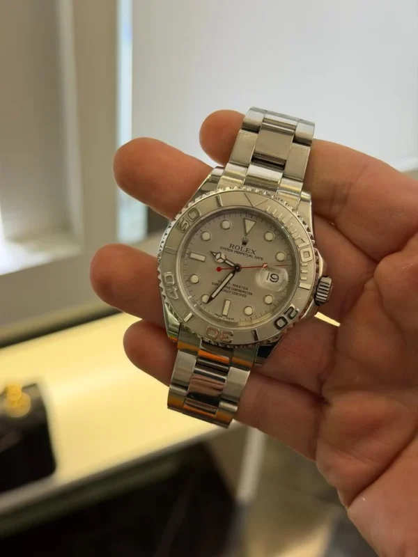 Rolex Yacht-Master platino del 2004 Italia full set excellent condition con documenti e scatola