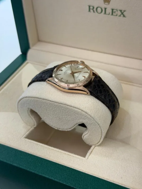 Rolex Oyster Perpetual 31mm in oro rosa 18kt del 1962 top condition con scatola Rolex