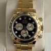 Rolex Daytona Black Diamond Dial Yellow Gold 18kt del 2025 Italia excellent condition full set