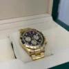 Rolex Daytona Black Diamond Dial Yellow Gold 18kt del 2025 Italia excellent condition full set
