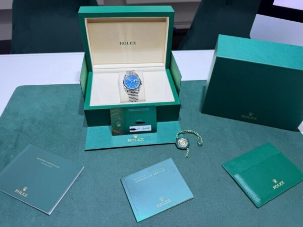 Rolex Datejust 36mm Blu NUOVO 2026 Italia Settembre jubilee mai indossato full set con documenti