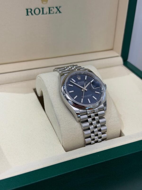 Rolex Datejust 36mm Blu NUOVO 2026 Italia Settembre jubilee mai indossato full set con documenti