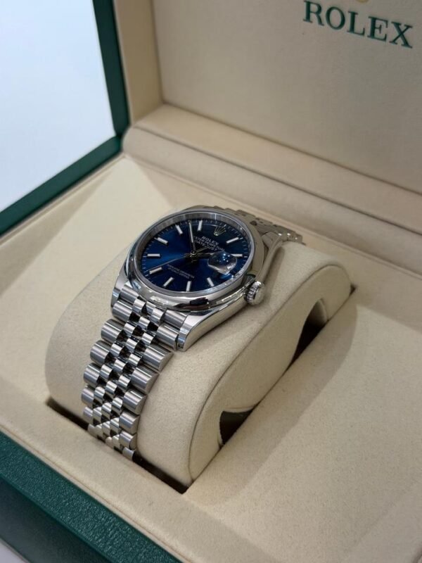 Rolex Datejust 36mm Blu NUOVO 2026 Italia Settembre jubilee mai indossato full set con documenti
