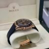 Rolex Daytona oro rosa del 2017 quadrante nero 2 cinturini full set top condition con documenti