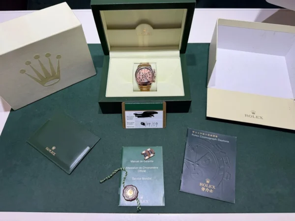 Rolex Daytona Chocolate numeri arabi del 2009 full set excellent condition con documenti scatola
