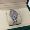Rolex Datejust 31 NUOVO 2026 Jubilee quadrante rosa pink in diamanti full set con documenti