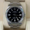 Rolex Oyster Perpetual quadrante nero del 2024 Italia full set excellent condition con documenti
