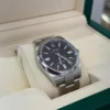 Rolex Oyster Perpetual quadrante nero del 2024 Italia full set excellent condition con documenti