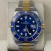 Rolex Submariner Date Blu del 2020 Italia acciaio oro full set excellent condition con documenti