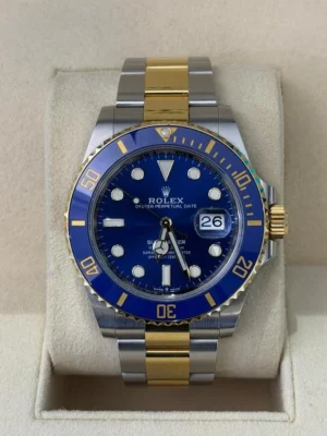 IMG_4209 Rolex Submariner Date Blu del 2020 Italia acciaio oro full set excellent condition con documenti