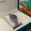 Rolex Datejust 31 NUOVO 2026 Italia quadrante viola aubergine in diamanti ore 6 Jubilee full set