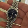 Rolex Datejust 31 NUOVO 2026 Italia quadrante viola aubergine in diamanti ore 6 Jubilee full set