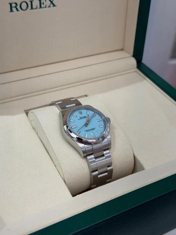 Rolex Oyster Perpetual 31mm TIFFANY NUOVO 2026 Ottobre Italia full set con documenti e scatola