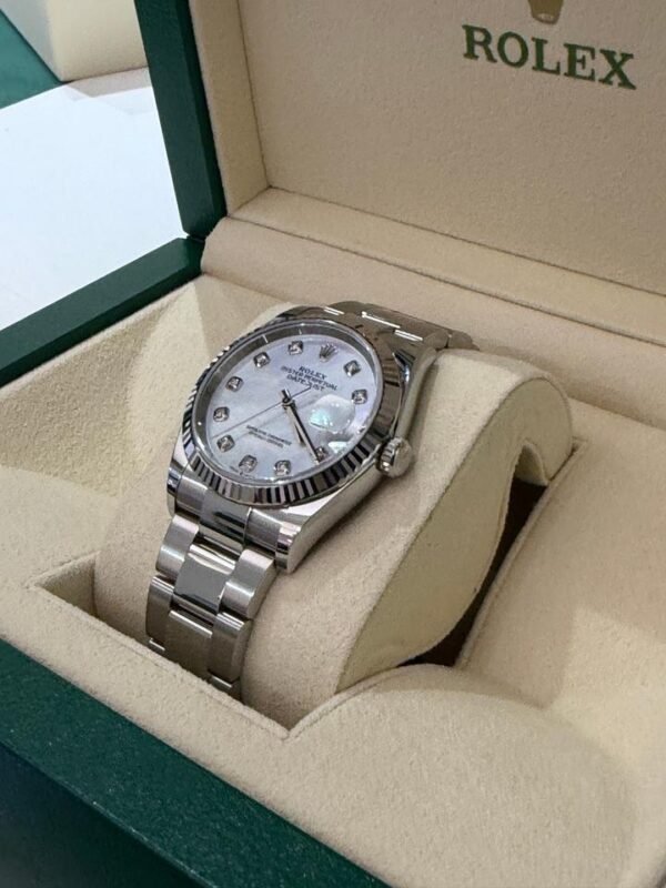 Rolex Datejust 36mm mop dial madreperla in diamanti NUOVO 2021 oyster Italia full set documenti