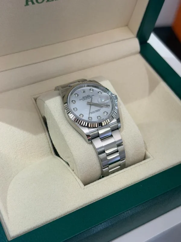 Rolex Datejust 36mm mop dial madreperla in diamanti NUOVO 2021 oyster Italia full set documenti