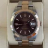 Rolex Datejust 41MM Chocolate del 2020 oro rosa e acciaio full set top condition con documenti