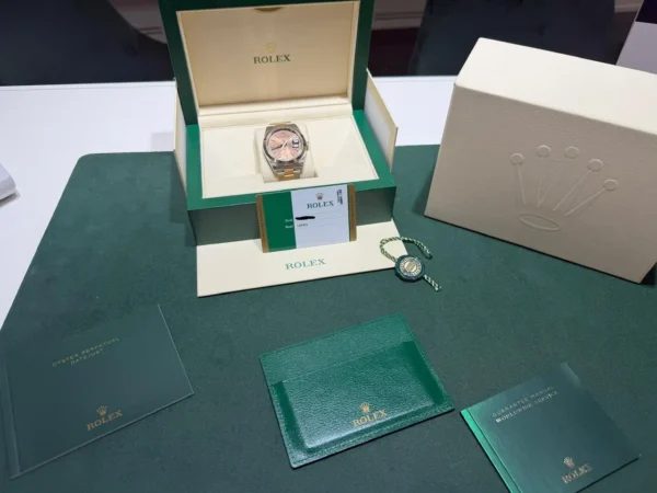 Rolex Datejust 41MM Chocolate del 2020 oro rosa e acciaio full set top condition con documenti