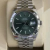 Rolex Datejust 41mm verde green menta Jubilee NUOVO 2026 Italia full set con documenti scatola