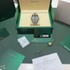 Rolex Datejust 41mm verde green menta Jubilee NUOVO 2026 Italia full set con documenti scatola