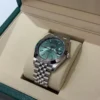 Rolex Datejust 41mm verde green menta Jubilee NUOVO 2026 Italia full set con documenti scatola