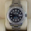 Rolex Yacht-Master quadrante rhodium del 2022 Italiano in platino full set excellent condition