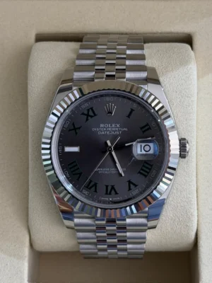 Rolex Datejust 41mm Wimbledon Jubilee NUOVO 2026 Italia mai indossato full set Full stickers
