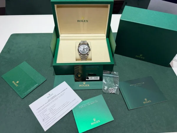 Rolex Datejust 41mm Wimbledon Jubilee NUOVO 2026 Italia mai indossato full set Full stickers