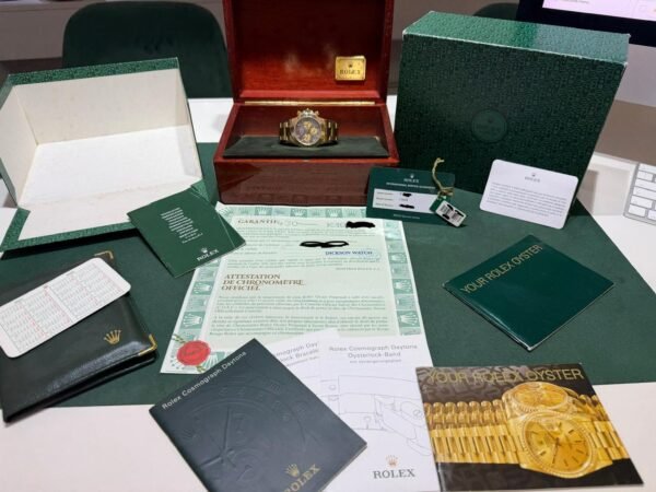 Rolex Daytona CRYSTAL dial diamond mother of pearl 2001 full set excellent condition documenti
