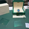 Rolex Oyster Perpetual 41mm Blu del 2024 Italia excellent condition con documenti e scatola