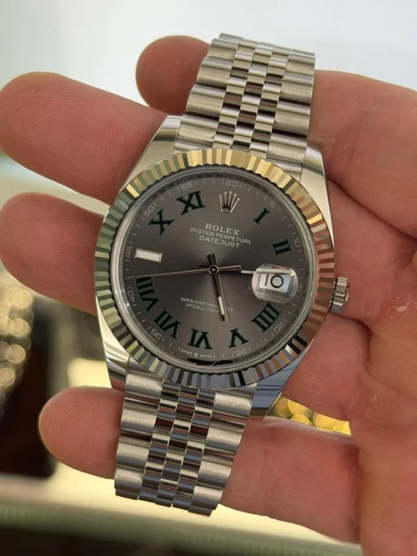 Rolex Datejust 41mm Wimbledon Jubilee NUOVO 2026 Italia mai indossato full set Full stickers
