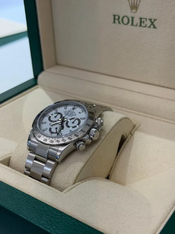 Rolex Daytona bianco white CHROMALIGHT APH del 2016 full set excellent condition con documenti