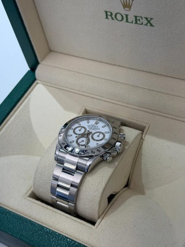 Rolex Daytona bianco white CHROMALIGHT APH del 2016 full set excellent condition con documenti