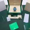 Rolex Milgauss BLU vetro verde del 2020 italiano card nuova excellent condition full set