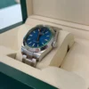 Rolex Milgauss BLU vetro verde del 2020 italiano card nuova excellent condition full set